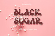 Black Sugar | Retro Font, a Font by Roni Studio (Thumbnail 1 of 5)