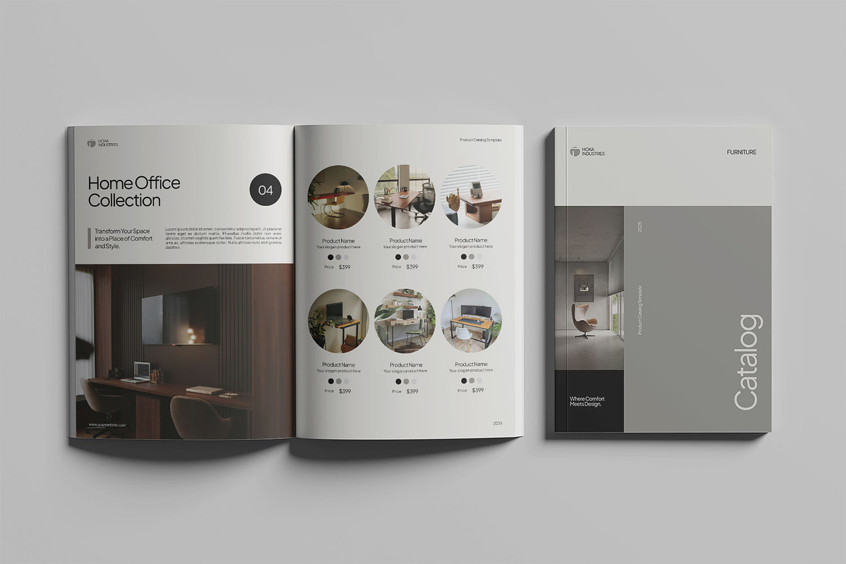 Furniture Product Catalog, a Magazine Template by Haps Space (Photo 2 of 8)