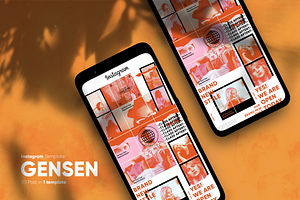 Gensen - Puzzle Instagram Template