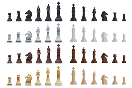 Chess Pieces set 59 items