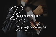 Business Signature - Font, a Script Font by Nirmana Visual (Thumbnail 1 of 7)