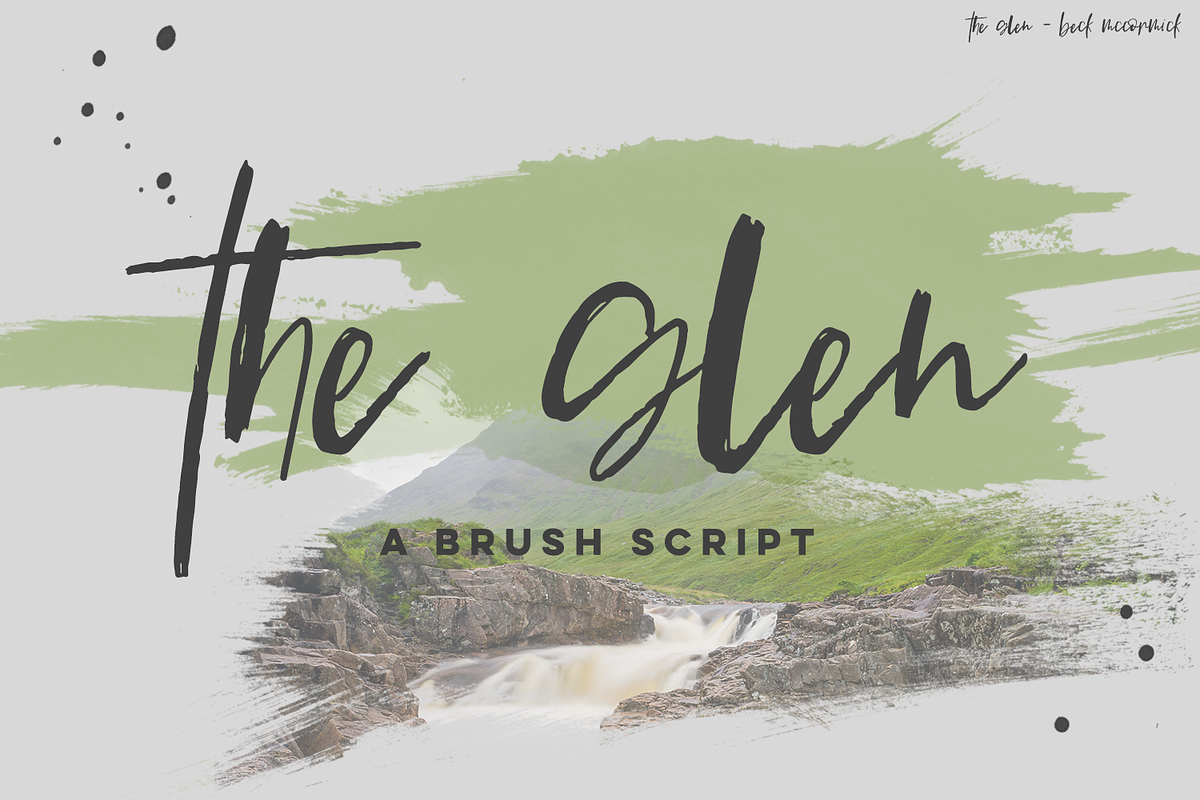 The Glen Brush Script