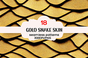 Gold Snake Skin Seamless, a Pattern Graphic by PrintablesByFranklyn