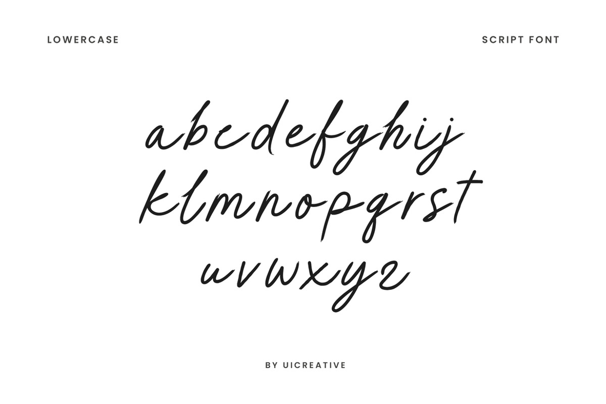 HARDCOVER Special Handwritten Font, a Handwritten Font by UICreative (Photo 12 of 13)