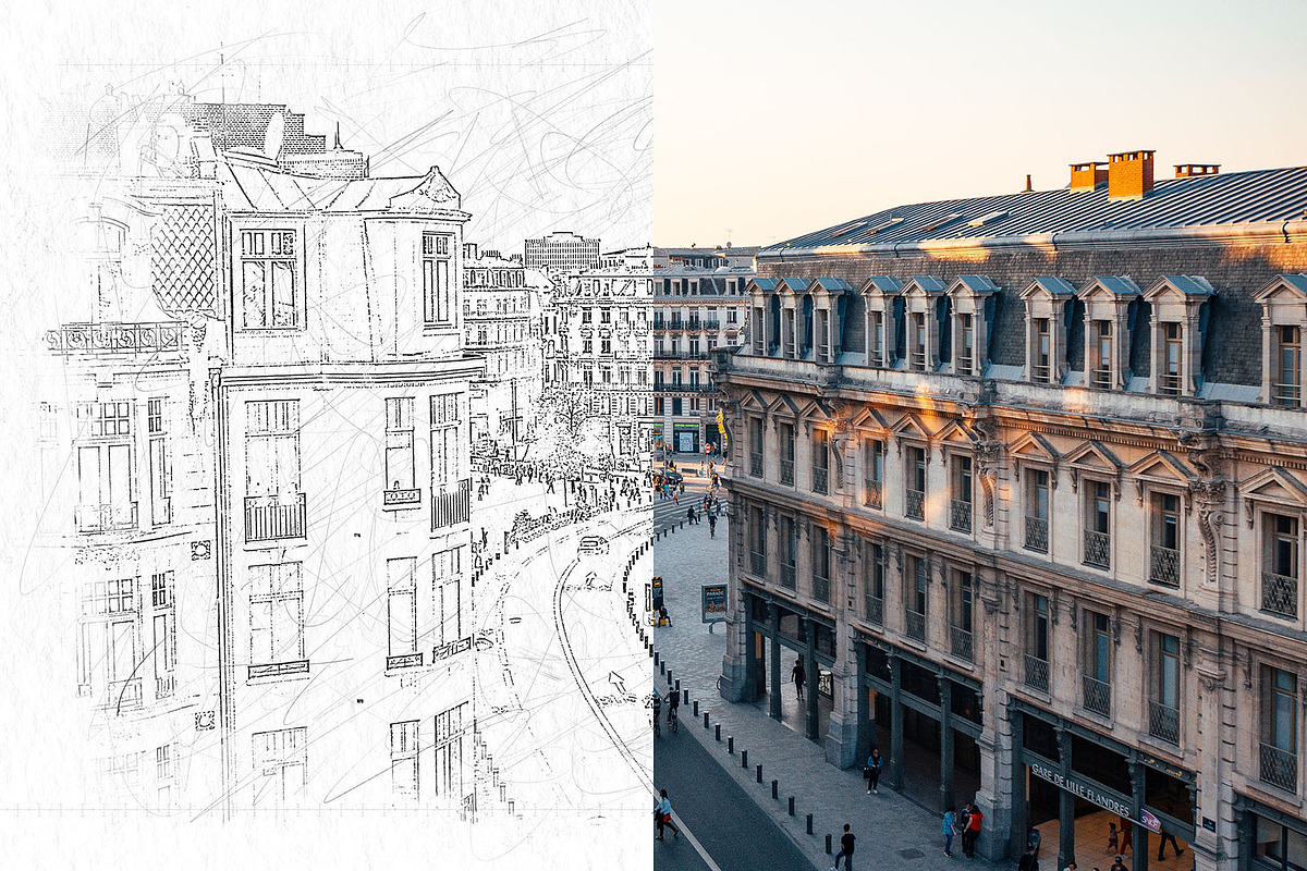 Pencil Sketch Art Photoshop Mockup, an Action Add-On by INTENTFX (Photo 17 of 22)