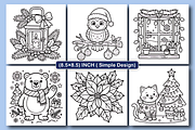 Christmas: Bold and Easy Coloring, a Seasonal Illustration by Design Station (Thumbnail 4 of 6)