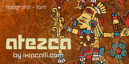Atezca, a Sans Serif Font by Ixipcalli
