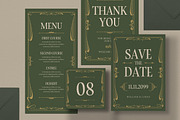 Victorian Wedding Invitation Suite, a Card Template by Guuver (Thumbnail 3 of 3)