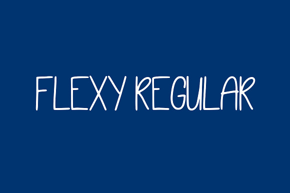 Flexy Regular Font preview 4