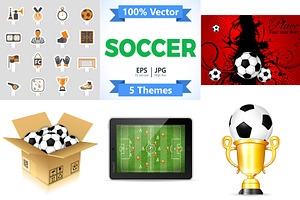 Soccer Posters and Concepts, an Object Illustration by TAlex