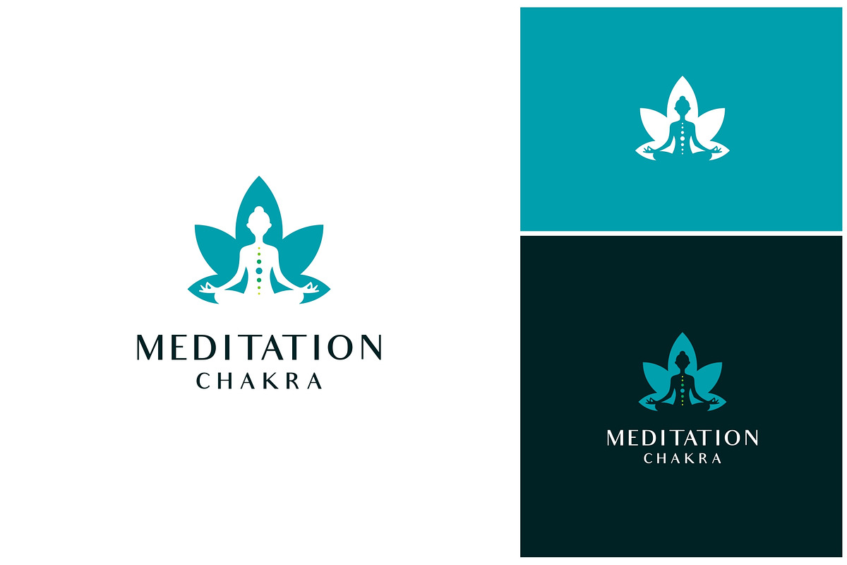 Yoga Meditation Chakra Reiki Logo, a Branding & Logo Template by ika trisiana (Photo 1 of 2)