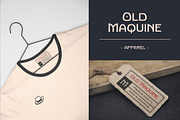 Old Maquine - Display Font, a Sans Serif Font by iqbal habibi (Thumbnail 6 of 9)