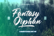 Fantasy Orphan Script, a Script Font by Analogous (Thumbnail 1 of 13)