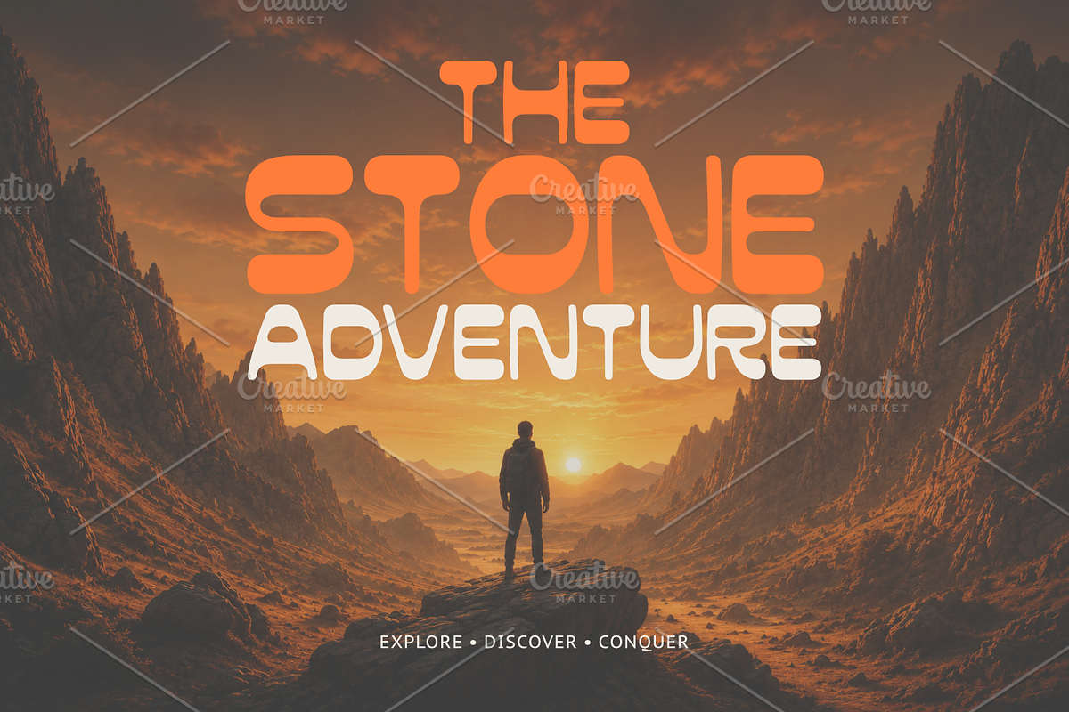 Capestone- A Bold Display Font, a Sans Serif Font by Linecreative (Photo 2 of 8)