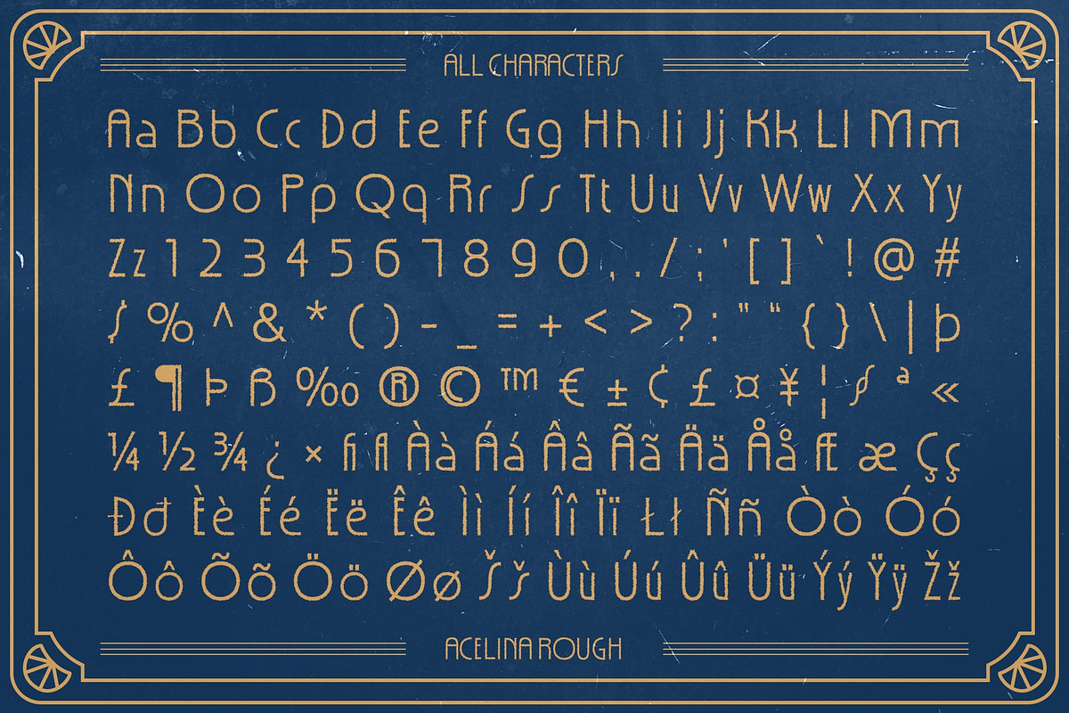 Acelina Rough, a Sans Serif Font by Craft Supply Co. (Photo 8 of 8)