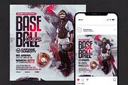 Baseball Match Flyer Template, a Flyer Template by Tarommir (Thumbnail 2 of 3)