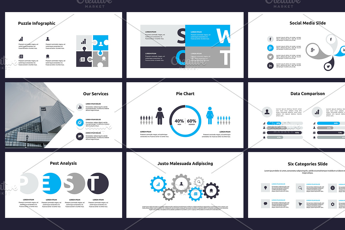 Excelencia PPTX Slides Set, a Presentation Template by MotoCMS (Photo 2 of 3)