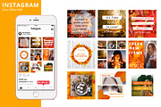 ANIMATED - Autumn Instagram Posts, a Social Media Template by Brandspark (Thumbnail 6 of 9)