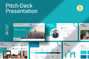 Pitch Deck Presentation Templates, a Presentation Template by Fit-tee (Thumbnail 1 of 6)