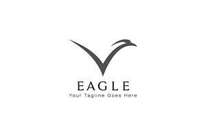 Minimalist Eagle Logo Design, a Branding & Logo Template by YUDesignStore