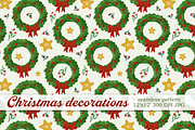 Xmas Ornaments Seamless Pattern, a Pattern Graphic by Kreeya Art Shop (Thumbnail 1 of 10)