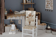Vintage Nursery Frame Mockup Bundle, a Household Mockup by Artjafara (Thumbnail 14 of 15)