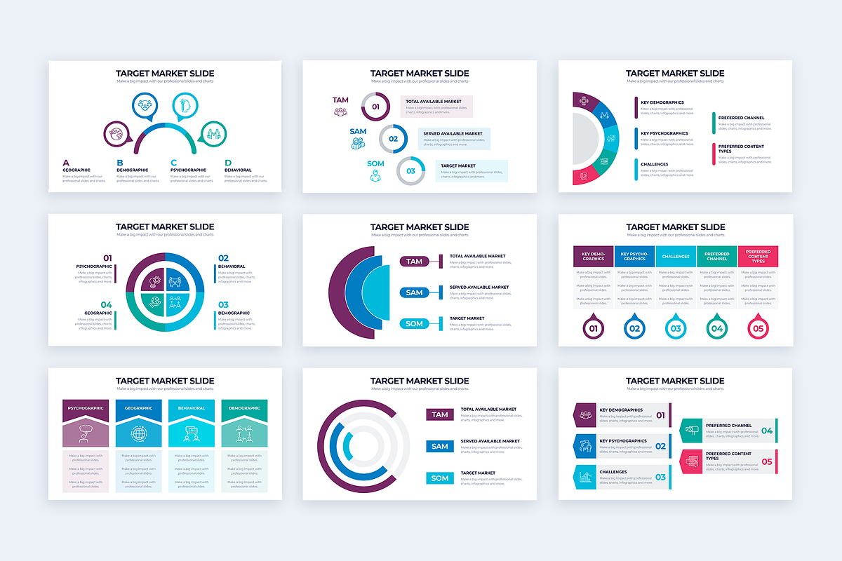 Target Market Google Slides, a Presentation Template by Slidesmash (Photo 2 of 4)