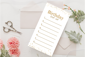 Happy Birthday List Templates Canva