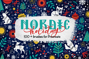 Nordic Holiday Brushset