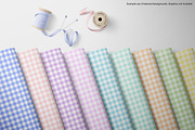Easter Gingham Backgrounds, a Pattern Graphic by Julie Campbell (Thumbnail 4 of 4)