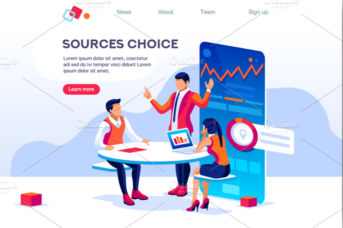 Technology Choosing Database, a Person Illustration by Aurielaki Stock Images