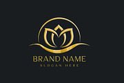 Elegant Lotus Logo. Spa logo templae, a Branding & Logo Template by Master Design (Thumbnail 1 of 2)
