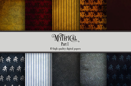 Mythical Part 1 (10 digital papers)
