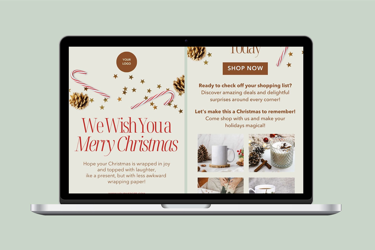 Christmas Newsletter Bundle, an Email Template by Strange Gaze Studios (Photo 4 of 5)