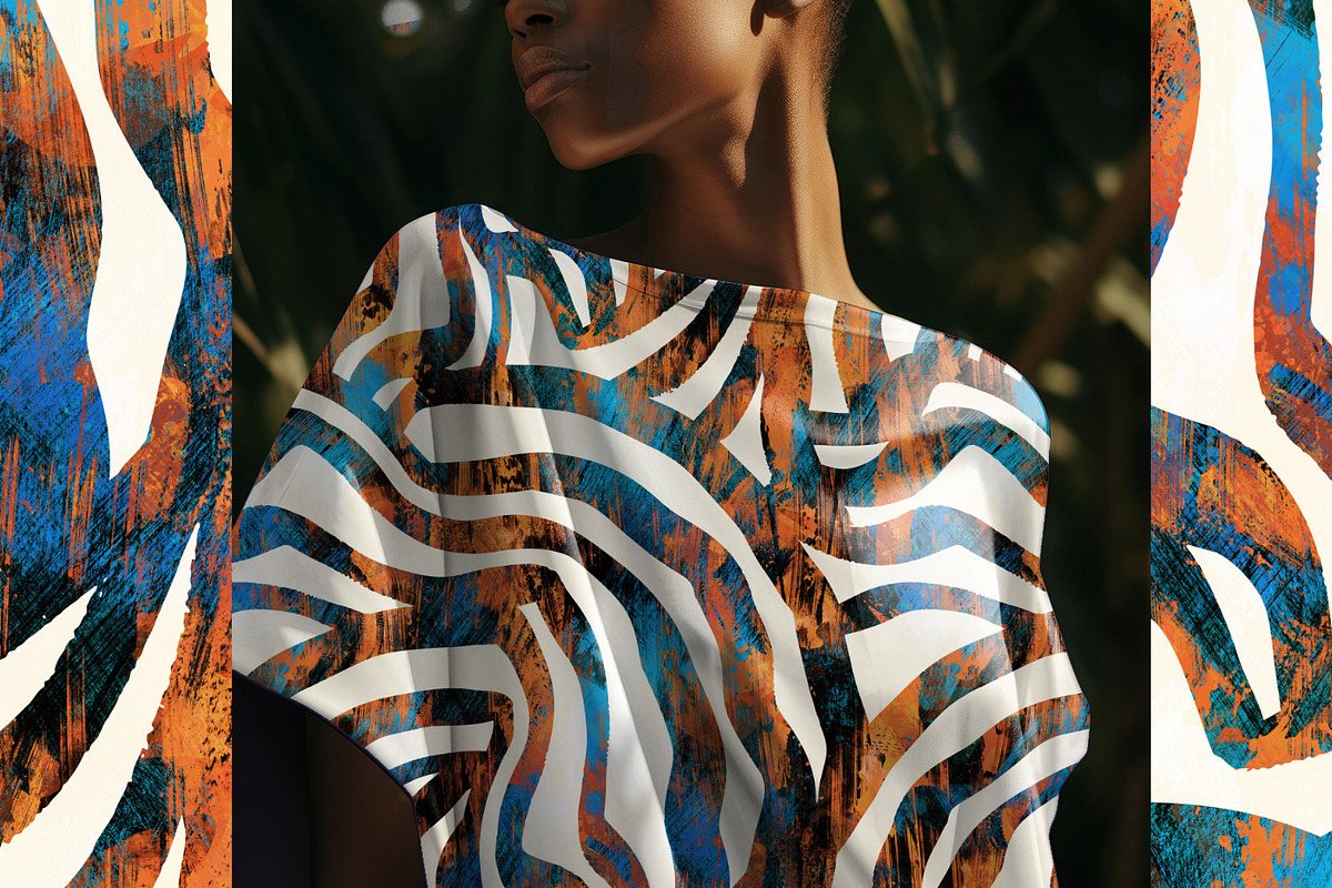Painted Abstract Lines, a Wallpaper Graphic by MalyskaStudio (Photo 8 of 9)