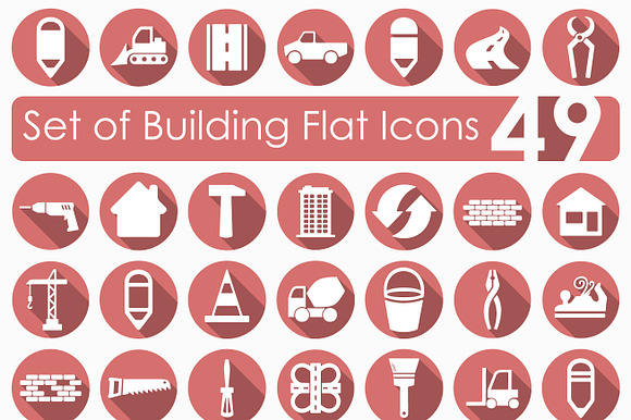 Set Of Building Icons