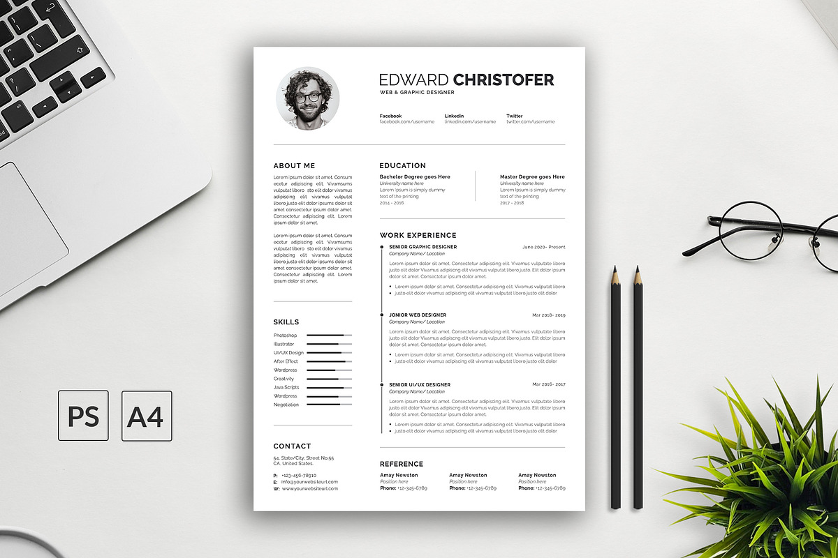 Resume, a Resume Template by Abdul Studio (Photo 2 of 6)