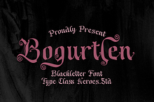 Bogurtlen Blackletter