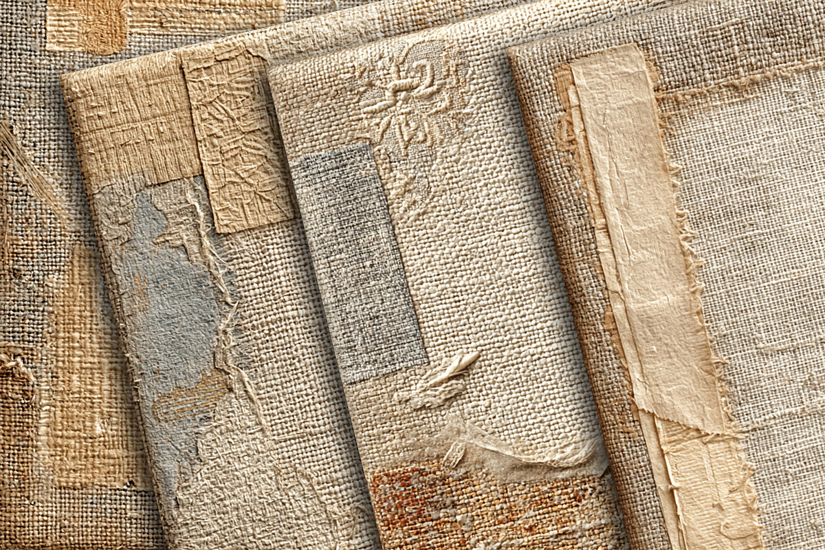 Old Burlap Linen Wabi Sabi Textures, a Texture Graphic by Area (Photo 5 of 18)