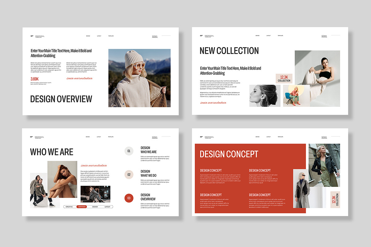 Design Proposal Presentation Template preview 3