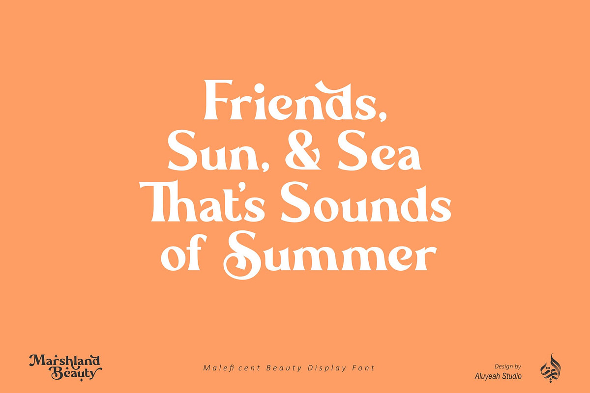 Marshland Beauty, a Font by Aluyeah Studio (Photo 8 of 15)