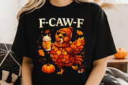 F Caw F Fall Chicken PNG, a Product Mockup by Design Station (Thumbnail 1 of 6)