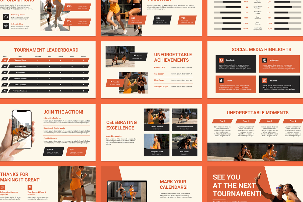 Sport Tournament Presentation, a Presentation Template by Sixtemp (Photo 3 of 3)