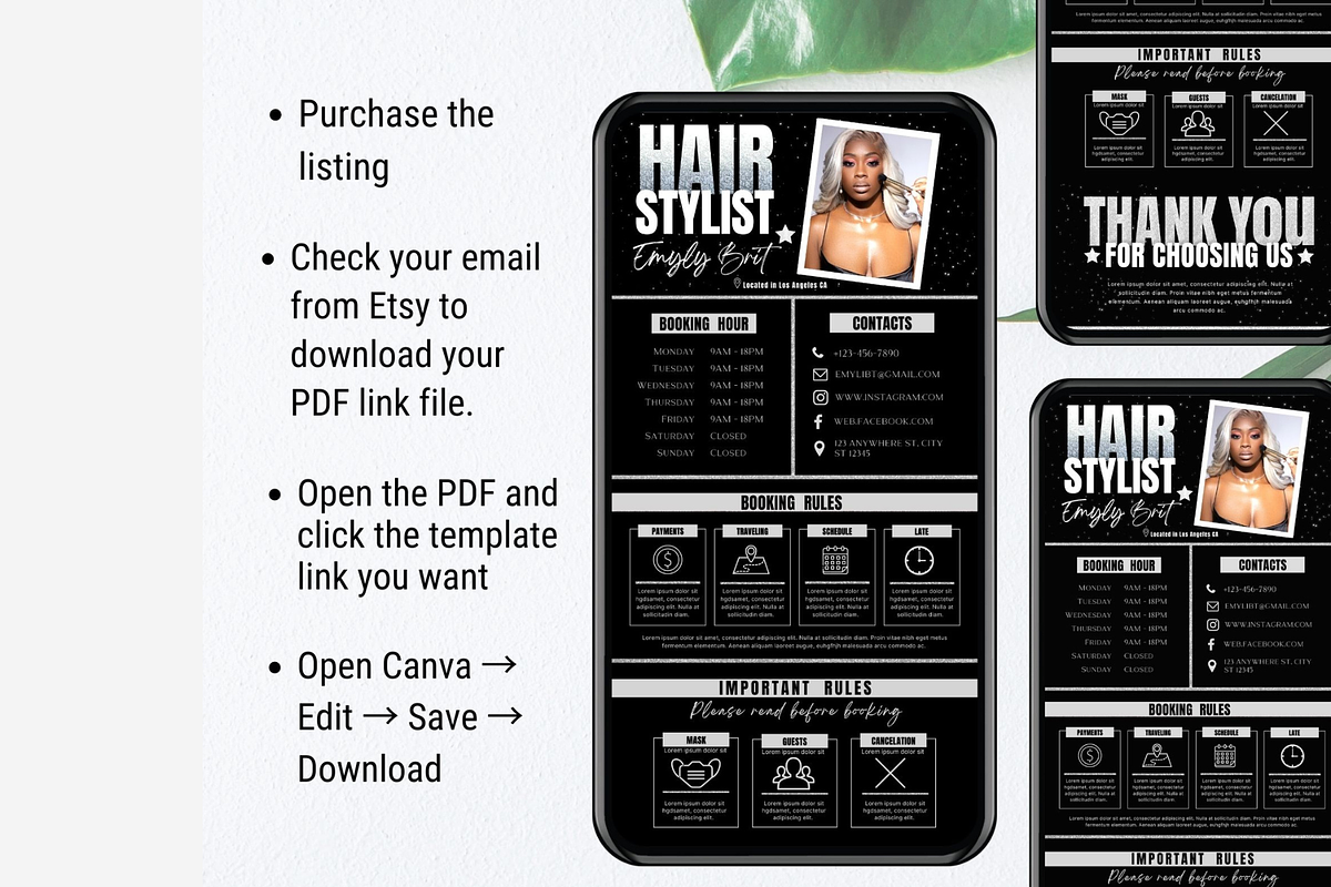Acuity Scheduling Template, a Templates & Theme by TimCanvaTemplate (Photo 3 of 5)