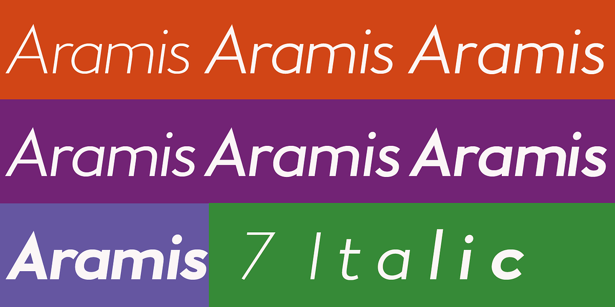 Aramis, a Sans Serif Font by Wiescher-Design (Photo 6 of 6)