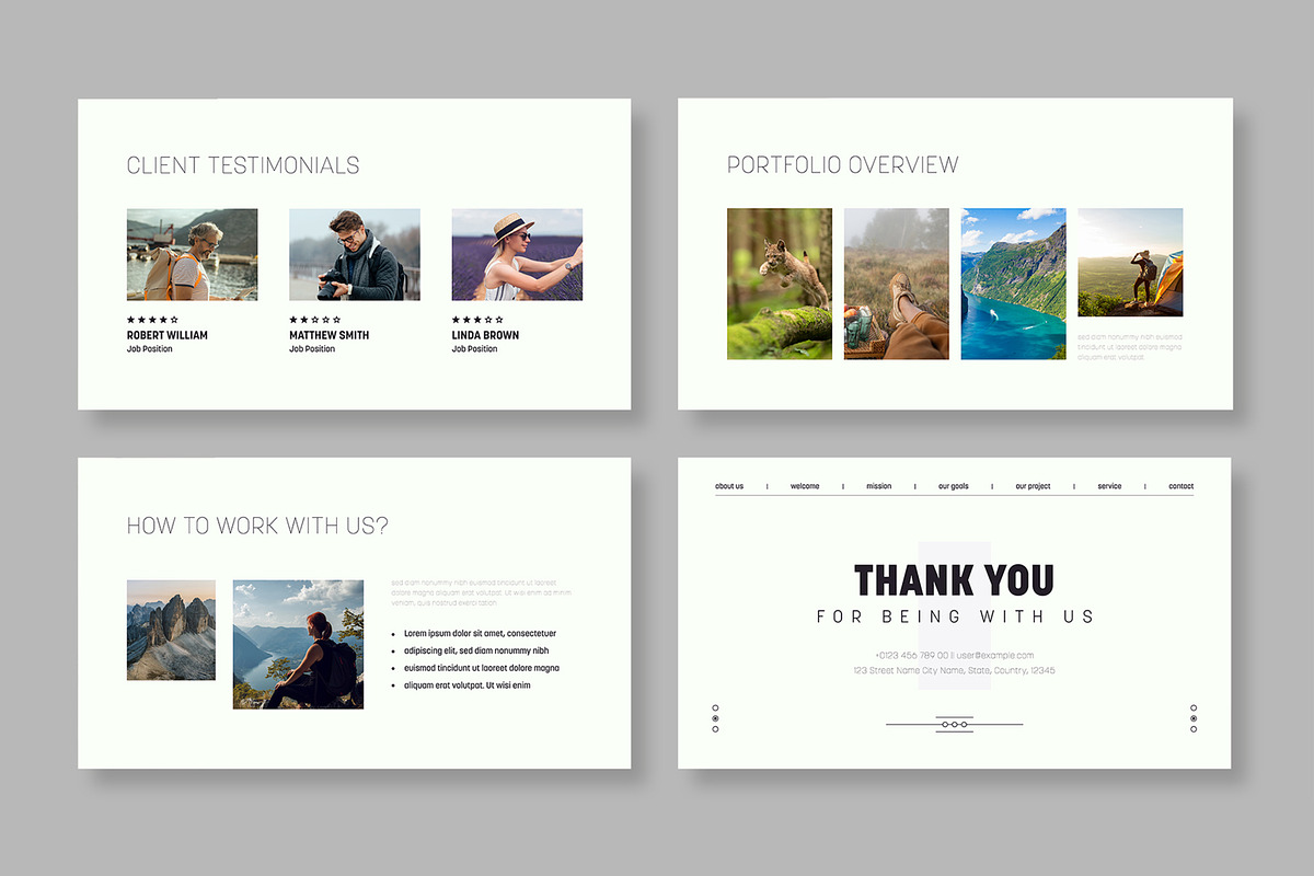 Digital Portfolio Presentation, a Presentation Template by MightyDesign (Photo 5 of 8)