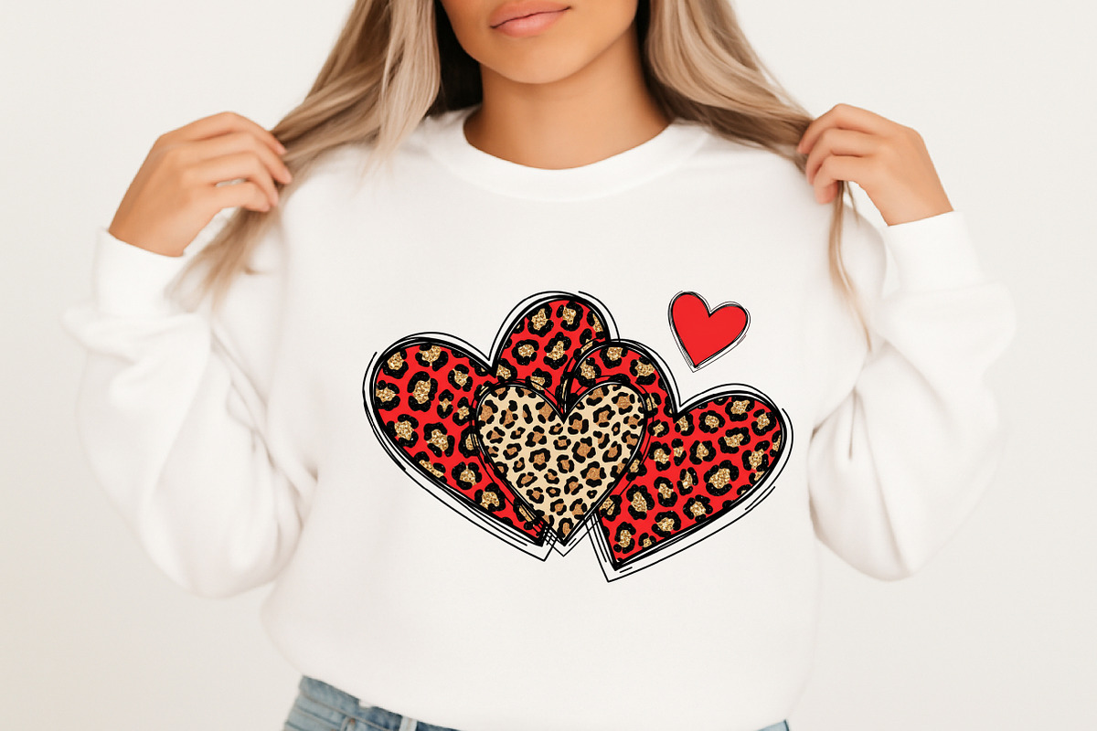 Leopard Plaid Hearts Png, an Illustration by Libby Wishes (Photo 4 of 7)