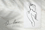 Continuous Line Drawing, a Person Illustration by Anastasiia_Dzhioeva (Thumbnail 1 of 2)