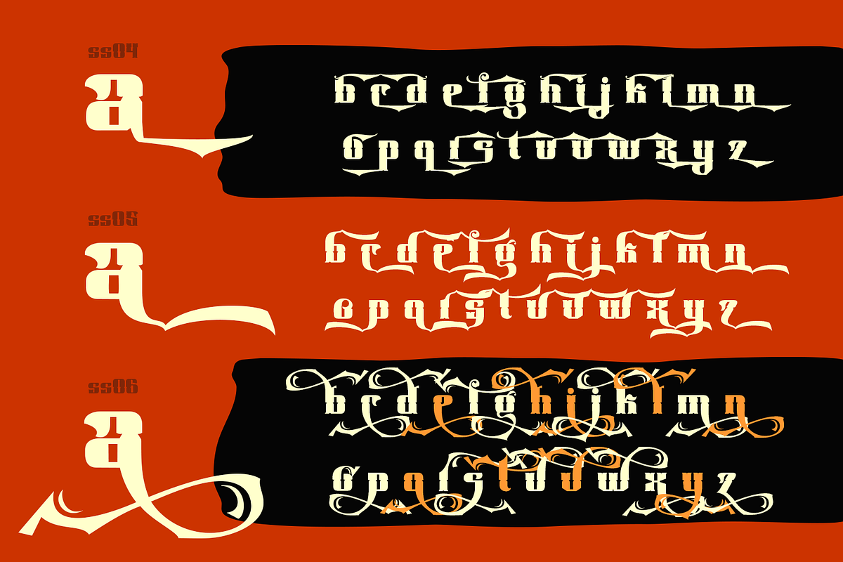 Cleffordy Traditional Serif, a Blackletter Font by TypeClassHeroes (Photo 12 of 16)