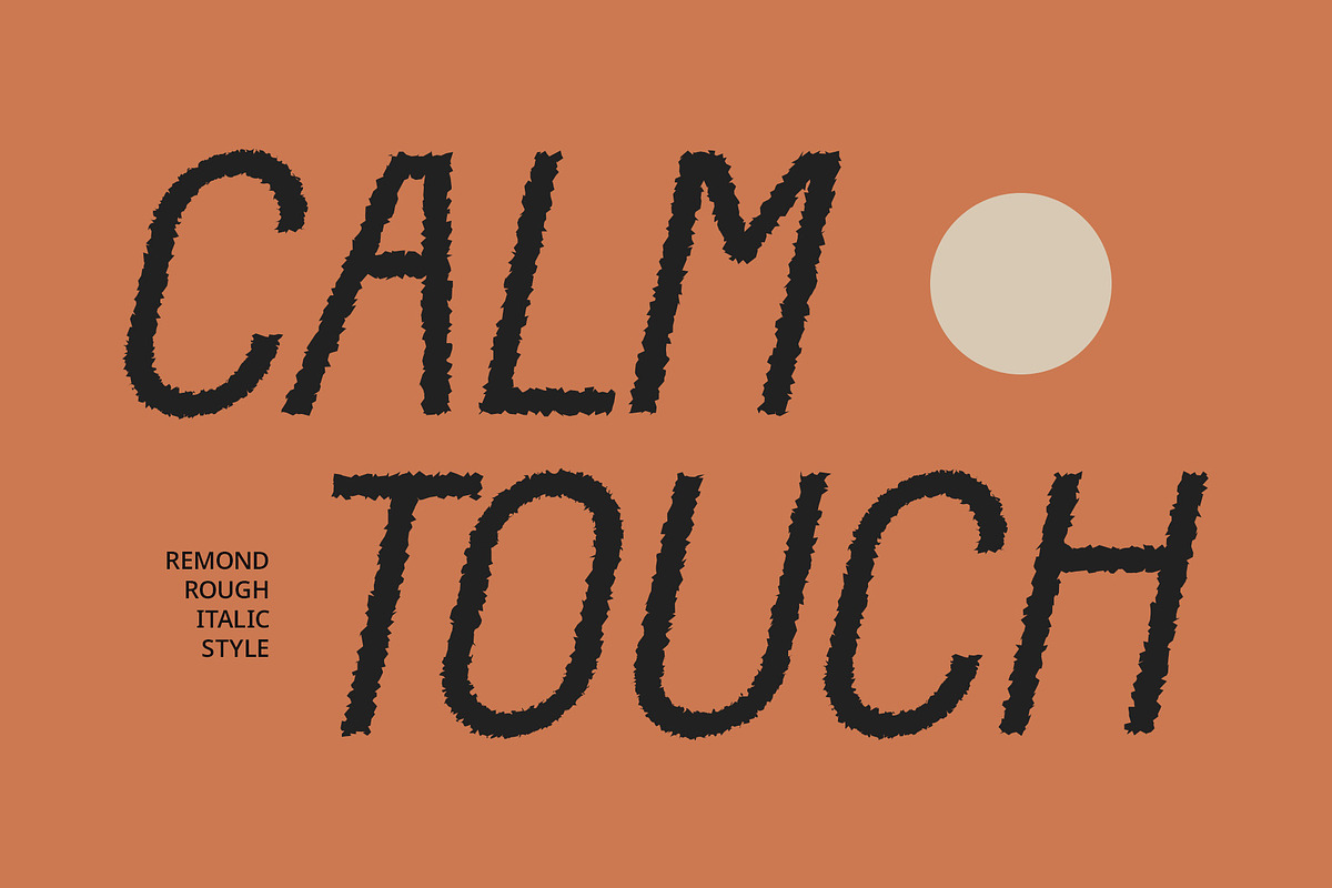 Remond Rough, a Sans Serif Font by Craft Supply Co. (Photo 2 of 8)